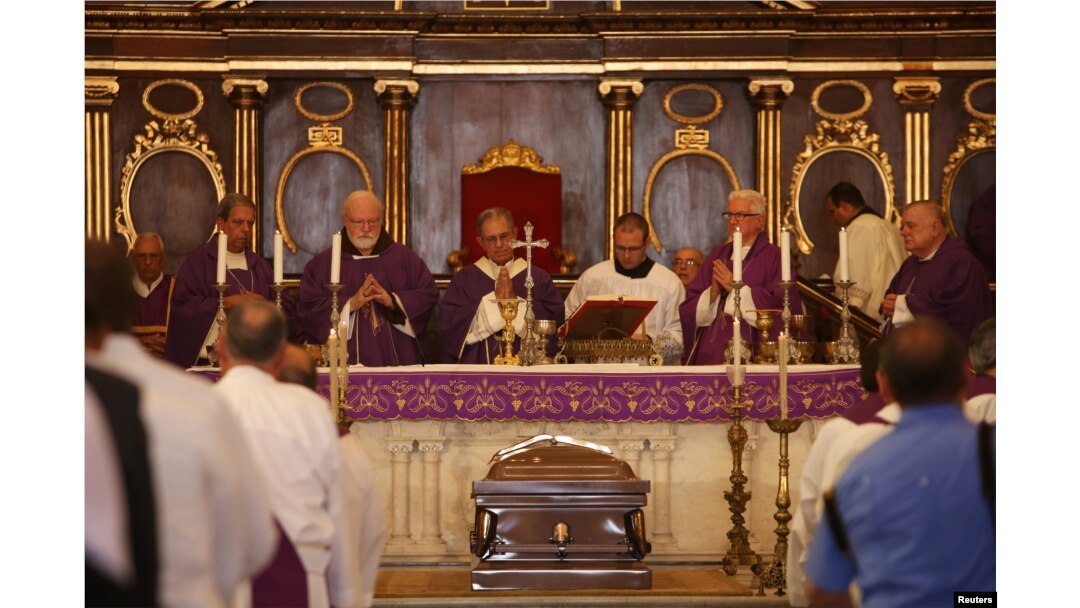 Misa de exequias del cardenal Jaime Ortega en la Catedral de La Habana.