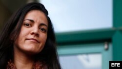 La activista cubana por la libertad y los derechos humanos, Rosa María Payá, hija del fallecido disidente cubano Osvaldo Payá