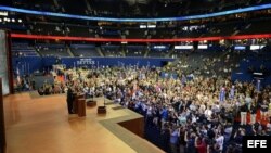 La audiencia de la Convención Nacional Republicana en el Tampa Bay Times Forum.