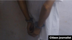 Reporta Cuba Dama de Blanco Eralides Frómeta esposada en Centro de Detención de Tarará