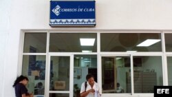 Una oficina de Correos de Cuba.