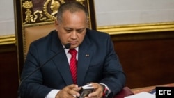 Presidente de la Asamblea Nacional de Venezuela, Diosdado Cabello, sábado 5 de enero de 2013