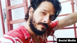 El actor cubano Edel Carrero fue detenido en las protestas del 11 de julio frente al ICRT. (Foto: Facebook)