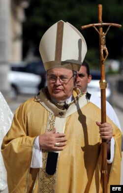 El cardenal cubano Jaime Ortega Alamino