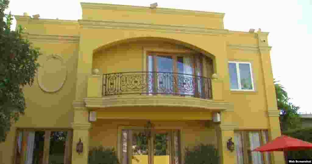 La casa de Puig está ubicada en las cercanías del Dodger Stadium, en Los Ángeles, California. &nbsp;