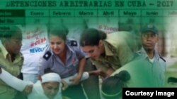 Informe de Observatorio Cubano de DDHH indicó que en febrero se produjeron 243 arrestos arbitrarios.