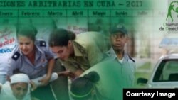El informe del Observatorio Cubano de DDHH indicó que en febrero se produjeron 243 arrestos arbitrarios.