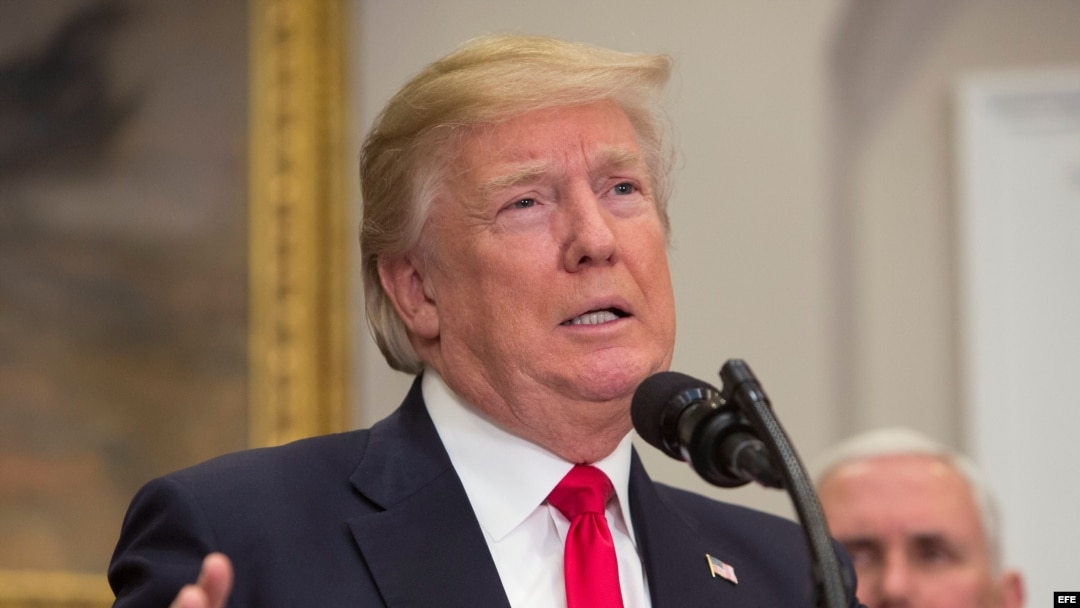 El presidente de Estados Unidos, Donald Trump. 