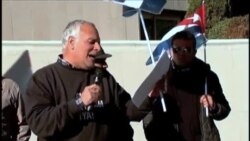 Manifestación frente a embajada cubana en España