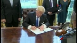 Presidente Trump firma cinco nuevas órdenes ejecutivas