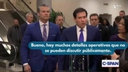 Rubio: "El primer paso es la estabilización del país"