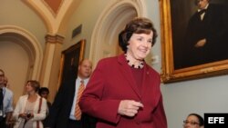 La senadora demócrata Dianne Feinstein.