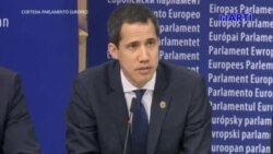 Juan Guaidó denunció acciones de Nicolás Maduro ante el Parlamento Europeo