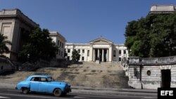 Vista de la Universidad de La Habana, Cuba