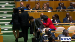Así fue la salida de la delegación cubana durante discurso de Trump