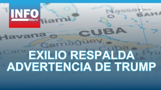 Exilio respalda advertencia de Trump sobre el fin del apoyo petrolero de Venezuela a Cuba - enero 13, 2026