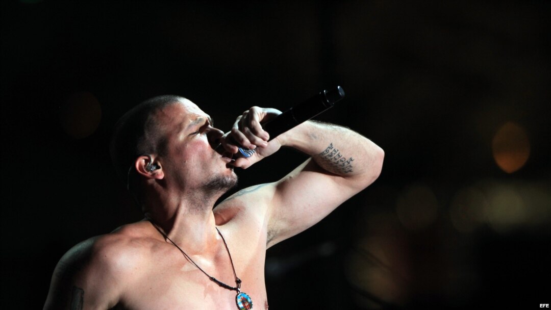 El cantante René Pérez "Residente". (Archivo)