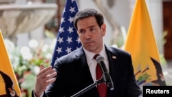 Secretario de Estado Marco Rubio en Ecuador