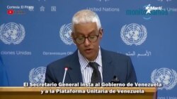 Info Martí | La ONU insta al régimen de Maduro y a la oposición a reanudar las negociaciones