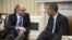 Barack Obama y el primer mistro ucraniano, Arseni Yatseniuk.