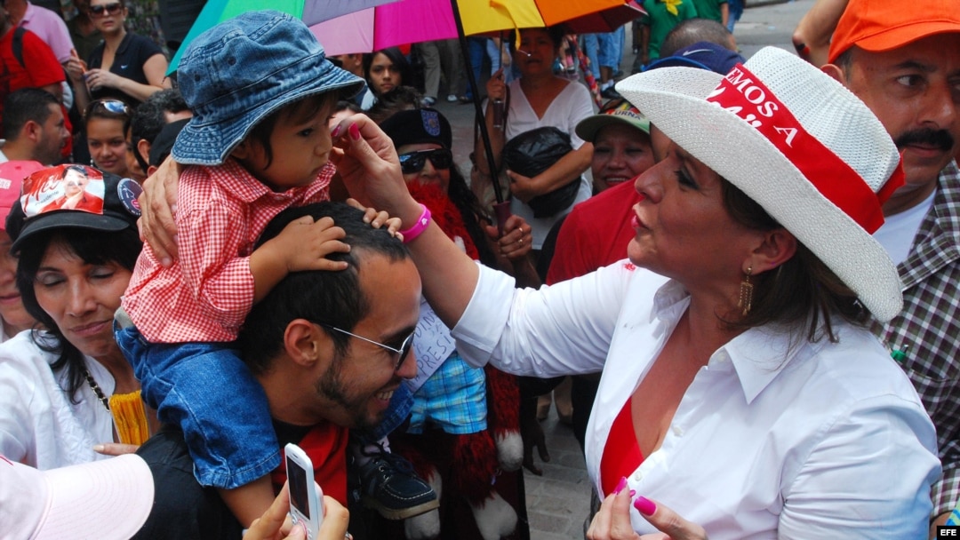 Xiomara Zelaya esposa de derrocado Presidente de Honduras, Manuel Zelaya.
