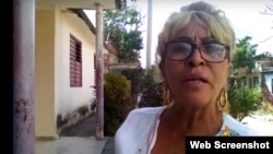 Yolanda Carmenate Fernández, 61 años de edad, presa política cubana. Fuente: UNPACU. (Tomado de YouTube).