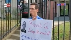 Protesta en Washington exige la libertad de periodista Quiñones Haces