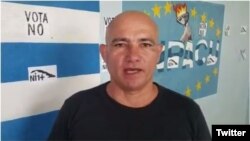 Ebert Hidalgo Cruz, integrante de la Union Patriótica de Cuba.