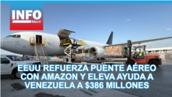 EEUU refuerza puente aéreo con Amazon y eleva ayuda a Venezuela a $386 millones