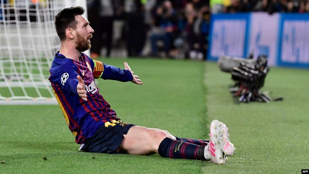 El delantero argentino de Barcelona, Lionel Messi.