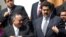 Diosdado Cabello, a la izquierda, junto al vicepresidente, Nicolás Maduro