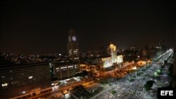 Miles de manifestantes se sumaron a otra jornada de protestas hoy, jueves 20 de junio de 2013, en Río de Janeiro, Brasil