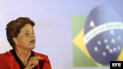 La Presidenta de Brasil, Dilma Rouseff. Archivo