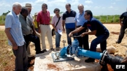 La Agencia Andaluza de Cooperación construyó el acueducto de Jagüey Grande.