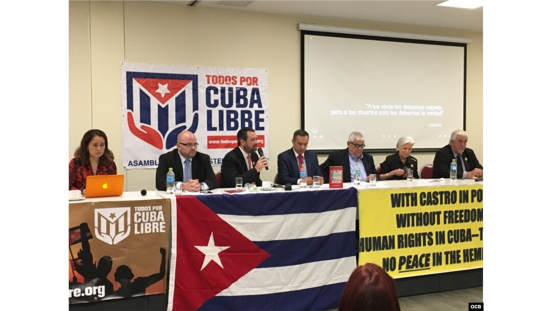 Sesión de trabajo de Justicia Cuba en Lima, Perú