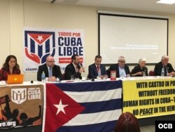 Sesión de trabajo de Justicia Cuba en Lima, Perú
