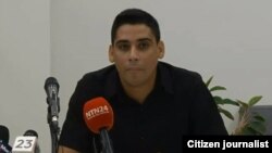 Carlos Amel Oliva, líder juvenil de la Unión Patriótica de Cuba, UNPACU.