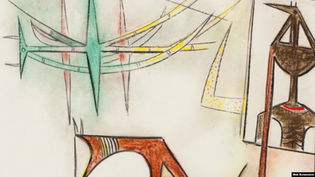 Obra del pintor cubano Wifredo Lam.