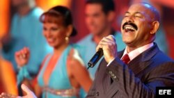 El cantante venezolano Oscar D´León