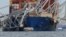 Un buque con bandera de Singapur impactó una columna de soporte del puente Francis Scott, en Baltimore. (REUTERS/Julia Nikhinson)