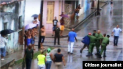 Reporta Cuba. Arrestos en Santa Clara. Foto: Nacan Press. Archivo.