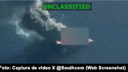 Ataques “cinéticos letales” contra embarcaciones vinculadas a organizaciones terroristas designadas 