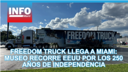 Freedom Truck llega a Miami: museo recorre EEUU por los 250 años de independencia