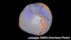 Así luce la Tierra, según la NASA.