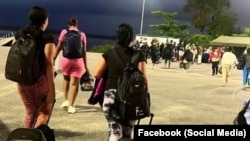 Una imagen tomada del grupo en Facebook Cubanos en Brasil