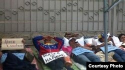 Huelga de hambre en la Nunciatura Apostólica de Caracas.