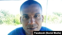 El activista recién liberado, Maikel Mediaceja Ramos.