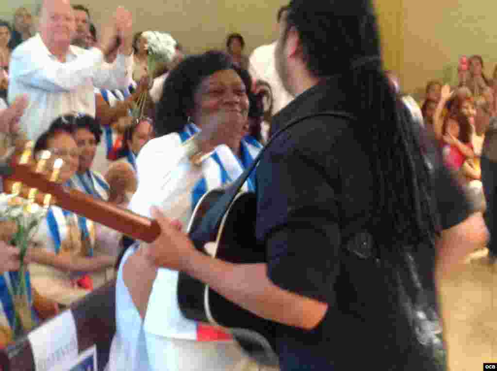 Berta Soler y Amaury Gutiérrez.