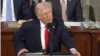 Presidente Donald Trump durante el discurso del Estado de la Unión 2026