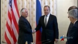 Reunión cumbre en Moscú entre Rex Tillerson y Vladimir Putin